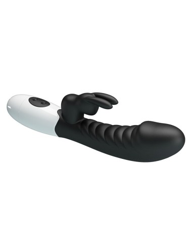 PRETTY LOVE - VIBRATEUR LAPIN NAUGHTY BUNNY 30 FONCTIONS NOIR