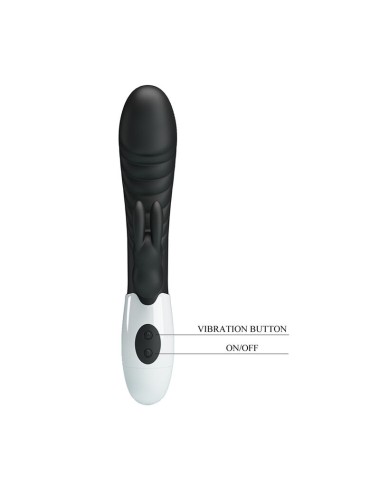 PRETTY LOVE - VIBRATEUR LAPIN NAUGHTY BUNNY 30 FONCTIONS NOIR