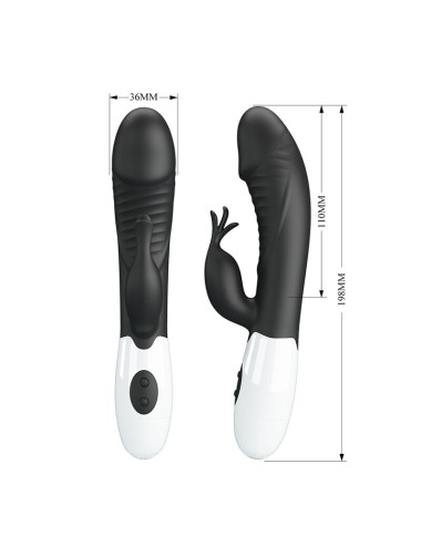 PRETTY LOVE - RASMUSSEN VIBRATEUR LAPIN 30 FONCTIONS NOIR