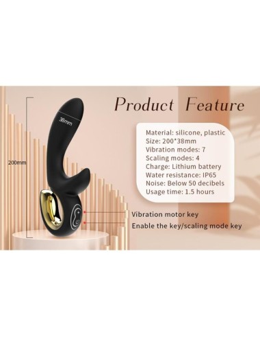 NALONE - LULU VIBRATEUR LAPIN MAGIC STICK ROSE