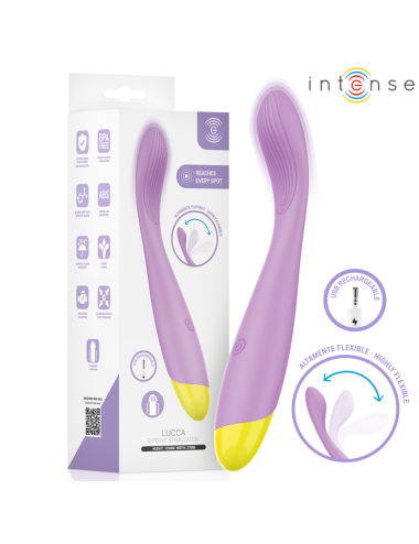 INTENSE - LUCCA STIMULATEUR DE POINT G FLEXIBLE RECHARGEABLE PAR USB