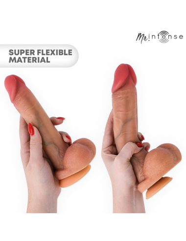 MR INTENSE - GARY M PÉNIS EN SILICONE ULTRA-RÉALISTE AVEC TESTICULES 20 CM -Ø- 4