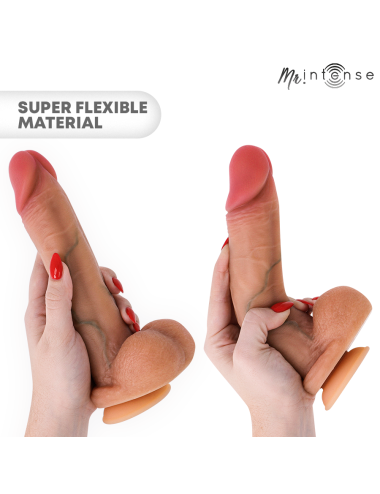 MR INTENSE - GARY L PÉNIS EN SILICONE ULTRA-RÉALISTE AVEC TESTICULES 23 CM - Ø 4