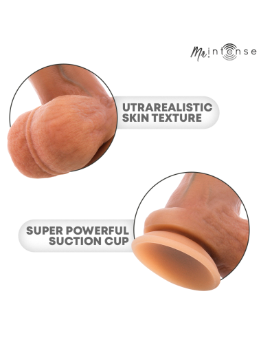 MR INTENSE - GARY L PÉNIS EN SILICONE ULTRA-RÉALISTE AVEC TESTICULES 23 CM - Ø 4,7 CM