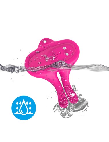 ARMONY - PINCES À TÉTONS MAGNÉTIQUES VIBRATOIRES EN FORME DE LAPIN ROSE
