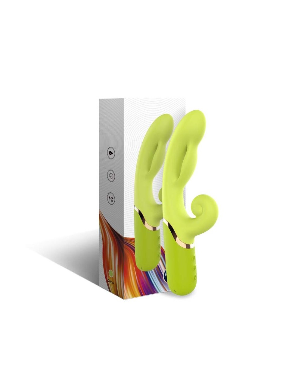 ARMONY - INFLABLE POINT A STIMULATEUR VIBRATEUR VERT