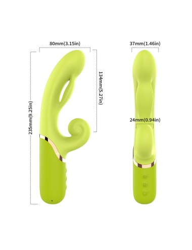 ARMONY - INFLABLE POINT A STIMULATEUR VIBRATEUR VERT
