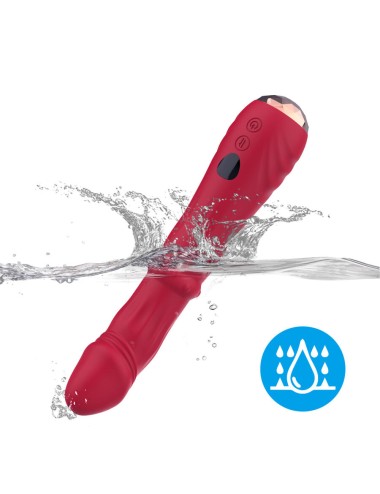 ARMONY - DILDO VIBRATEUR POINT A THERMO-RÉGLABLE ROUGE