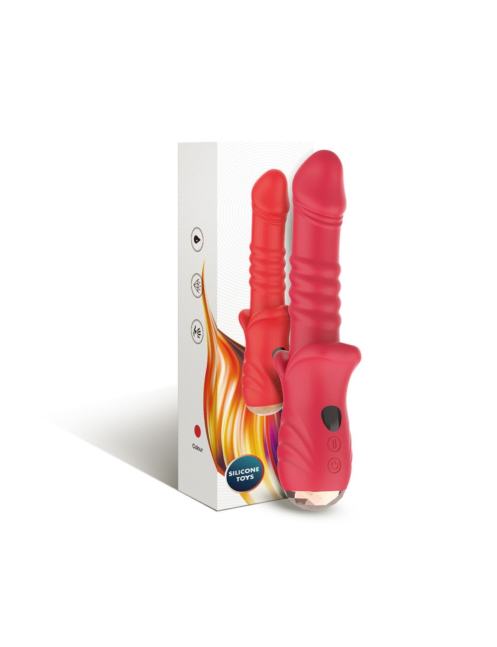 ARMONY - POINT A DILDO VIBRATEUR STIMULANT ROUGE