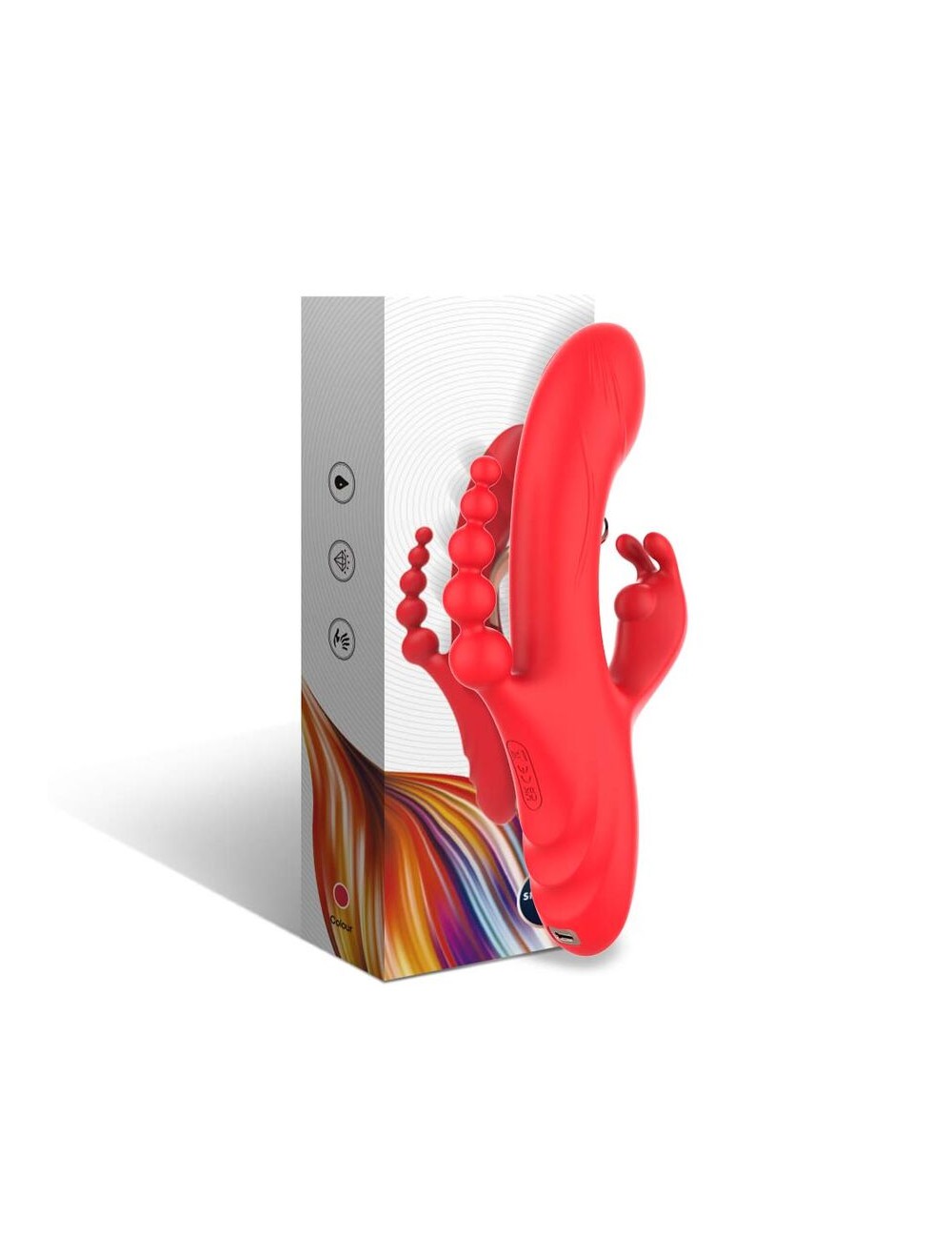 ARMONY - STIMULATEUR DE POINT G ET DE CLITORIS VIBRATEUR ROUGE