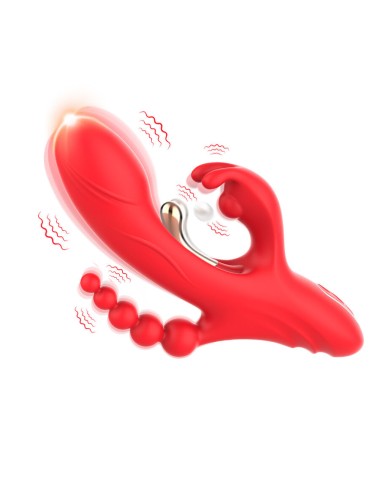 ARMONY - STIMULATEUR DE POINT G ET DE CLITORIS VIBRATEUR ROUGE