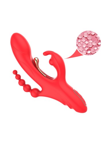 ARMONY - STIMULATEUR DE POINT G ET DE CLITORIS VIBRATEUR ROUGE