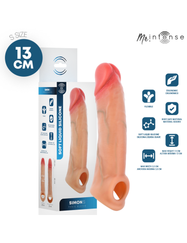 MR INTENSE - SIMON S PROTECTION PÉNALE EN SILICONE 13 CM -Ø- 4 CM