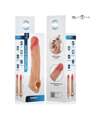 MR INTENSE - SIMON M MANCHON PÉNIS EN SILICONE 14,5 CM -Ø- 4 CM