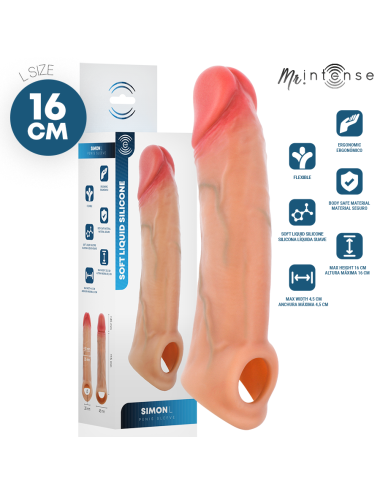 MR INTENSE - SIMON L PROTECTION PÉNALE EN SILICONE 16 CM -Ø- 4