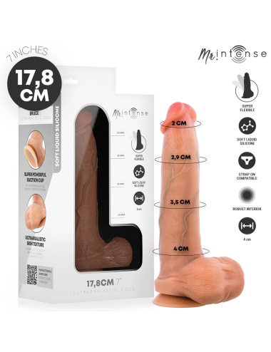 MR INTENSE - BRUCE S GODEMICHET EN SILICONE AVEC TESTICULES 17