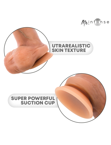 MR INTENSE - BRUCE XL GODEMICHET EN SILICONE AVEC TESTICULES 25,5 CM -Ø- 5,5 CM
