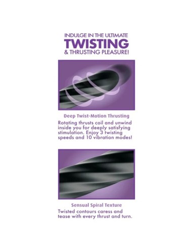 ANAL FANTASY ELITE - TWIST ECSTASY STIMULATEUR ANAL ROTATIF RECHARGEABLE