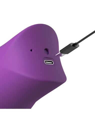 FANTASY FOR HER - LUSH KISS PELUCHE VIOLETTE À SUCCION ET LÉCHAGE CLITORIAL