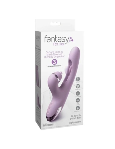 FANTASY FOR HER - G-TOUCH PULSE PRO VIBRATEUR LAPIN VIOLET POUR POINT G ET CLITORIAL
