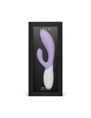 LELO - INA TWIST DOUBLE VIBRATEUR LAPIN POUR LE POINT G ET LE CLITORIS LAVANDE