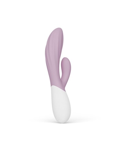 LELO - INA TWIST DOUBLE VIBRATEUR LAPIN POUR LE POINT G ET LE CLITORIS ROSE