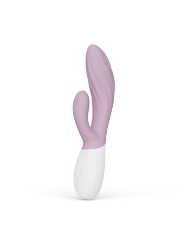 LELO - INA TWIST DOUBLE VIBRATEUR LAPIN POUR LE POINT G ET LE CLITORIS ROSE