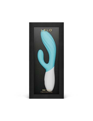 LELO - INA TWIST DOUBLE VIBRATEUR LAPIN POUR LE POINT G ET LE CLITORIS BLEU