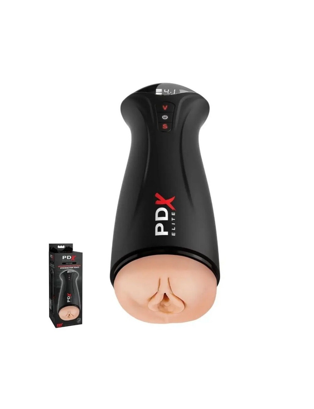 PDX ELITE - FAP-GASM MASTURBATEUR À SUCCION ET VIBRATION INTERMITTENTES