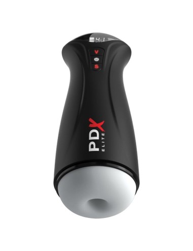 PDX ELITE - MASTURBATEUR MASCULIN TRANSPARENT FAP-GASM AVEC SUCCION INTERMITTENTE