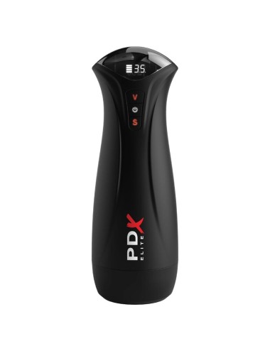 PDX ELITE - MASTURBATEUR MASCULIN TRANSPARENT FAP-GASM AVEC SUCCION INTERMITTENTE
