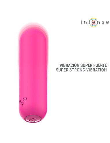 INTENSE - JUDY VIBRANTE RECHARGEABLE AVEC TÉLÉCOMMANDE ROSE
