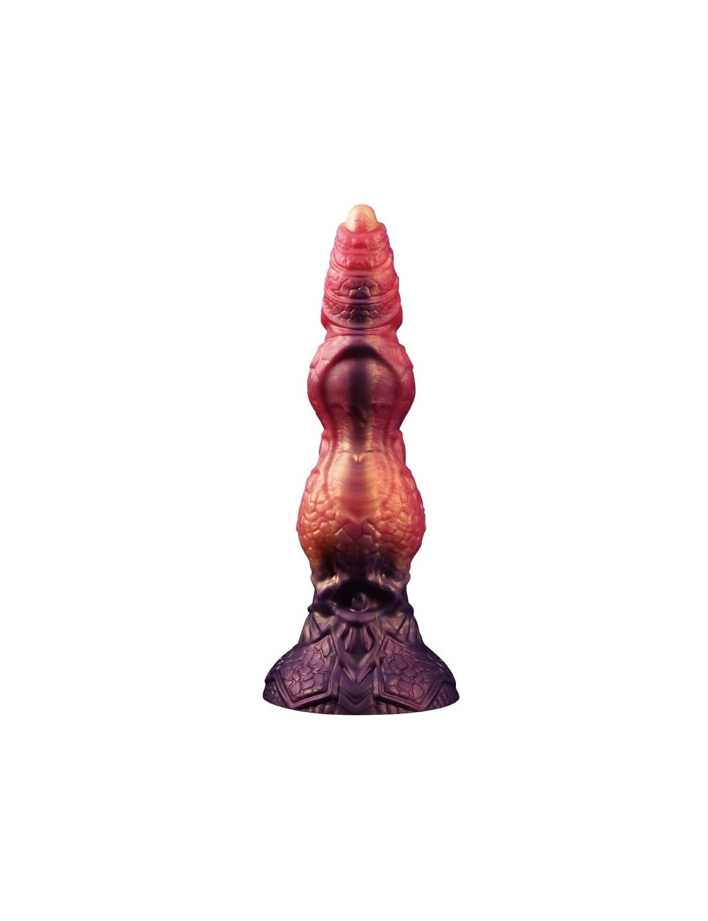 POWER MONSTERS - SAVAGE BEASTLORD TRICOLOR FANTASY GODEMICHET EN SILICONE 24 CM Ø 5 CM