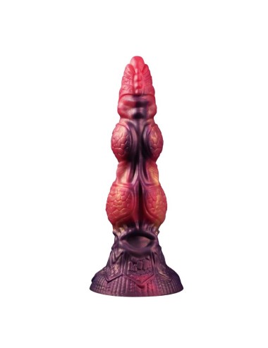POWER MONSTERS - SAVAGE BEASTLORD TRICOLOR FANTASY GODEMICHET EN SILICONE 24 CM Ø 5 CM