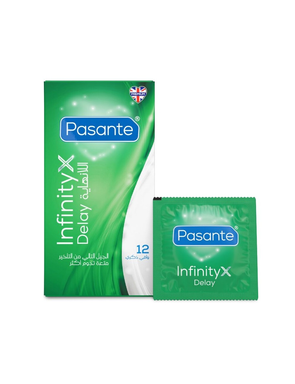 PASANTE - PRÉSERVATIFS DELAY INFINITY 12 UNITÉS
