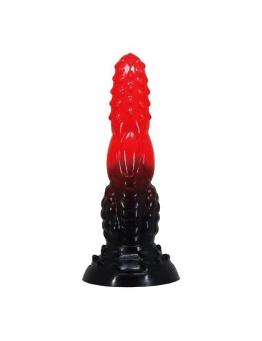 POWER MONSTERS - GODEMICHÉ FANTAISIE DRAGON DE FEU AVEC VENTOUSE 24