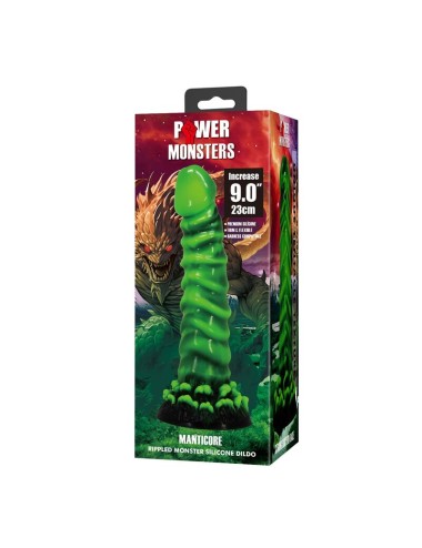 POWER MONSTERS - MANTICORE FANTASY GODEMICHET EN SILICONE 23 CM Ø 5 CM