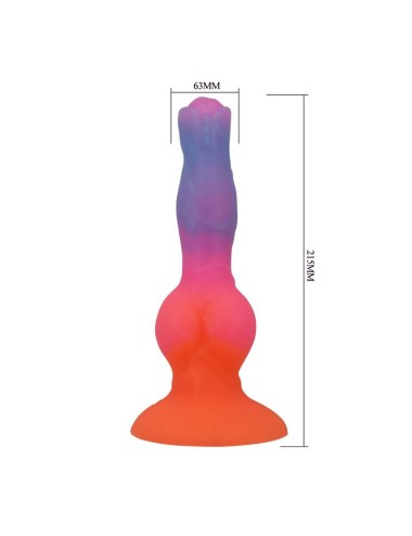 POWER MONSTERS - GODEMICHET EN SILICONE HERCULES FANTASY 21,5 CM Ø 5 CM