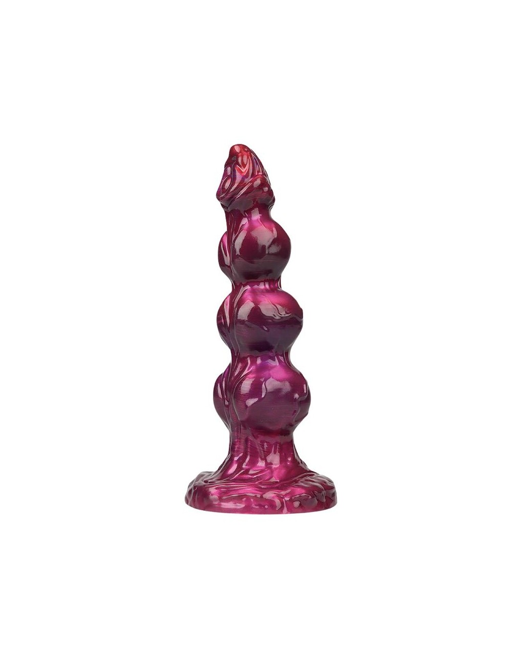 POWER MONSTERS - PRIMAL BEASTLORD GODEMICHET EN SILICONE TRANSLUCIDE ROSE FANTASTIQUE 26 CM Ø 5 CM