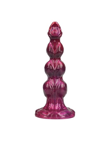 POWER MONSTERS - PRIMAL BEASTLORD GODEMICHET EN SILICONE TRANSLUCIDE ROSE FANTASTIQUE 26 CM Ø 5 CM