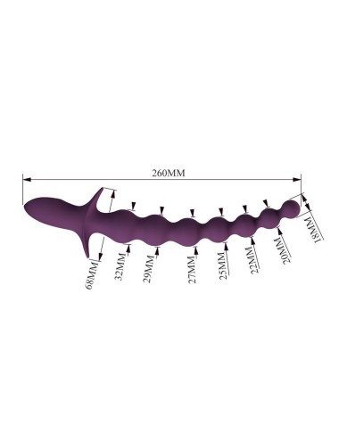 PRETTY LOVE - MADISON VIBRATEUR ANAL RECHARGEABLE 10 FONCTIONS