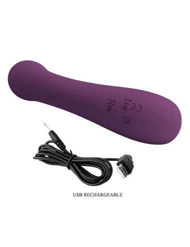 PRETTY LOVE - VIBRATEUR LAPIN RECHARGEABLE ROSOLYN 10 FONCTIONS