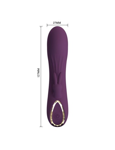 PRETTY LOVE - LANDYN VIBRATEUR LAPIN RECHARGEABLE 10 FONCTIONS VIOLET