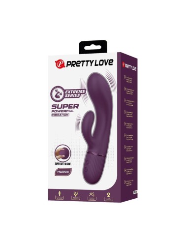 PRETTY LOVE - MARGIE VIBRATEUR LAPIN RECHARGEABLE 10 FONCTIONS VIOLET