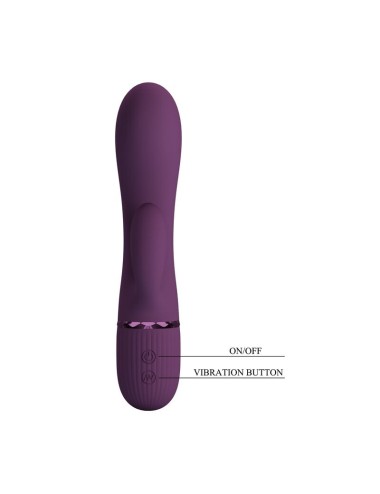 PRETTY LOVE - MARGIE VIBRATEUR LAPIN RECHARGEABLE 10 FONCTIONS VIOLET
