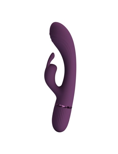 PRETTY LOVE - ROCCO VIBRATEUR LAPIN RECHARGEABLE 10 FONCTIONS VIOLET