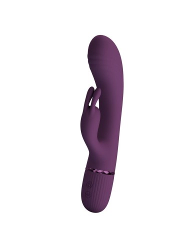PRETTY LOVE - ROCCO VIBRATEUR LAPIN RECHARGEABLE 10 FONCTIONS VIOLET