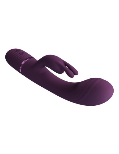 PRETTY LOVE - ROCCO VIBRATEUR LAPIN RECHARGEABLE 10 FONCTIONS VIOLET