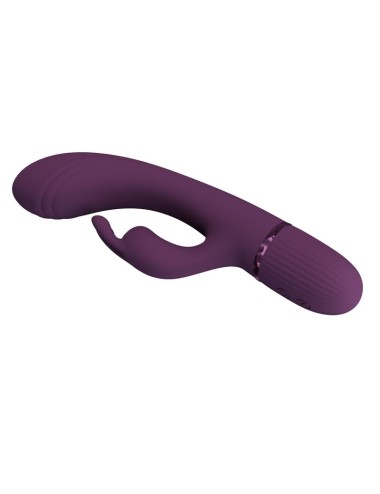 PRETTY LOVE - ROCCO VIBRATEUR LAPIN RECHARGEABLE 10 FONCTIONS VIOLET