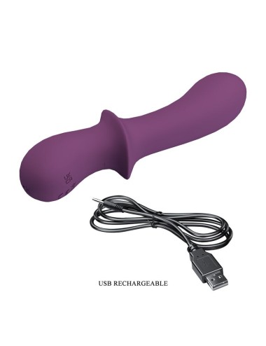 PRETTY LOVE - VIBRATEUR RECHARGEABLE ABIGAIL 10 FONCTIONS VIOLET